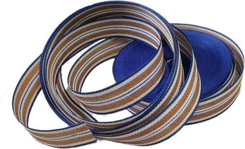 Image of ABB Ropes & Niwars 2 Inch X 50 Meters Plastic Niwars Webbing Roll for Folding Khat, Khatiya, Charpai Folding Bed,Chair, Baskets and Other Art Projects (Blue)