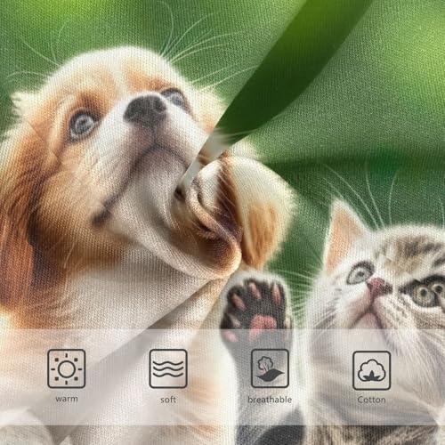 Cute Playful Puppy Kitten Girl Panties Cute Girls Underwear Toddlers Cotton Flower Undies Kids Briefs 2t3