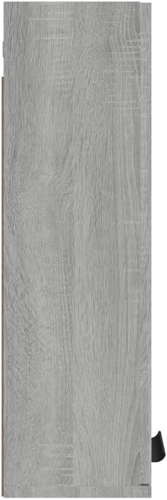 vidaXL Bathroom Cabinet Gray Sonoma Engineered Wood 12.6x7.9x26.4 in