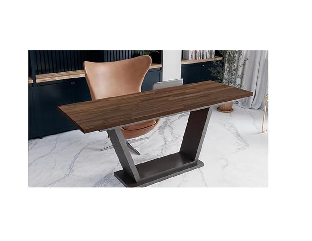 Amazon.com: Howizz 48 x 25 in. Solid Wood Table Top, Dark Walnut