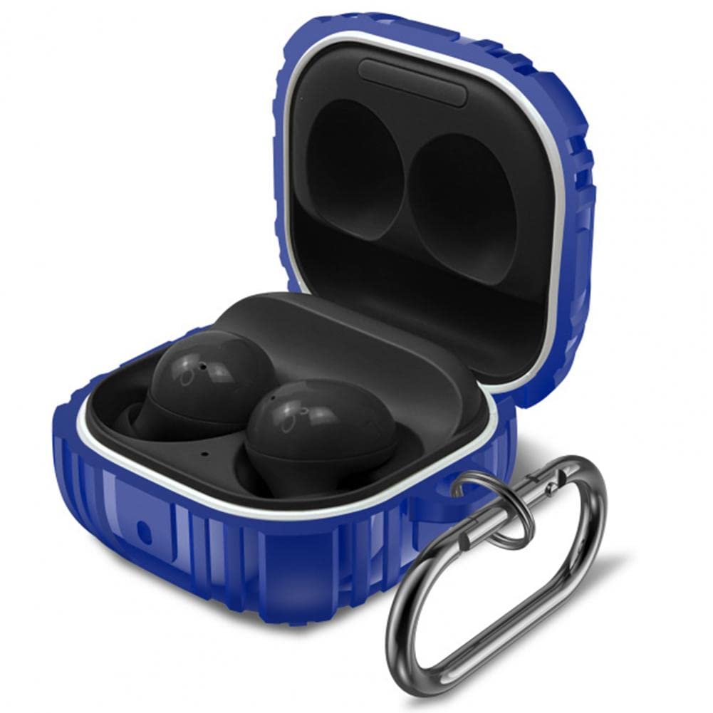 Coverzone Samsung Galaxy Buds 2 Pro ile uyumlu Kulaklık Kılıf Darbeye Dayanıklı Fundamental Sert Koruyucu Toz ve Kirden Koruyan Galaxy Buds 2 Pro ile uyumlu Kılıf Lacivert