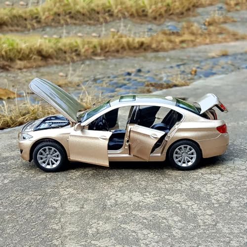 Image of DARVICE 132 BM 535i Diecast Metal Toy Car Diecast Car for Kids Light Sound Pullback Openable Door