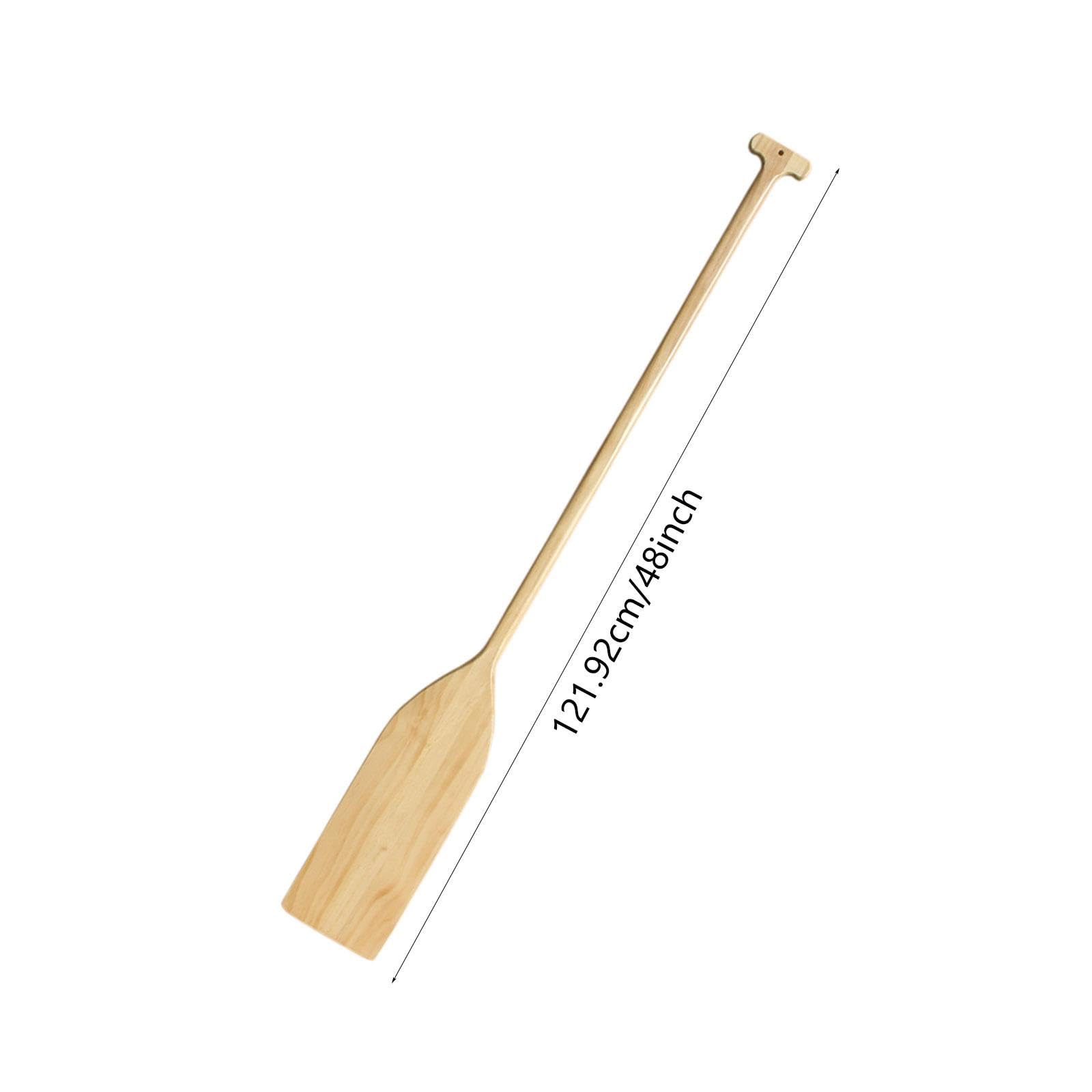 Rames de Bateau en Bois, Pagaie en Bois avec Poignée Ergonomique, Accessoire électrique Portatif, Décoratif pour La Décoration de La Maison et du Bure