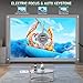 [Official Netflix & Electric Focus] Projector with WiFi and Bluetooth, XuanPad Full HD 1080P Portable Projector, 210° Rotatable Stand, Auto Keystone, Dust Removal and Heat Dissipation Design