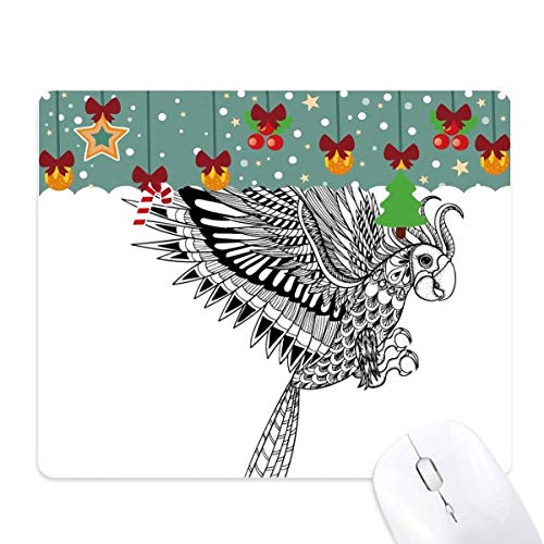Tapis de souris peinture oiseau loyal, sous-main de jeu aux finitions soignées