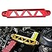 Dewhel JDM Billet Aluminum Battery Tie Down For Honda Civic Acura Rsx Ep3 Dc5 Si (Red)