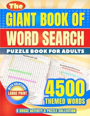 4 in 1 HUGE Word Search Books for Adults: Large Print Word Find Puzzles ...