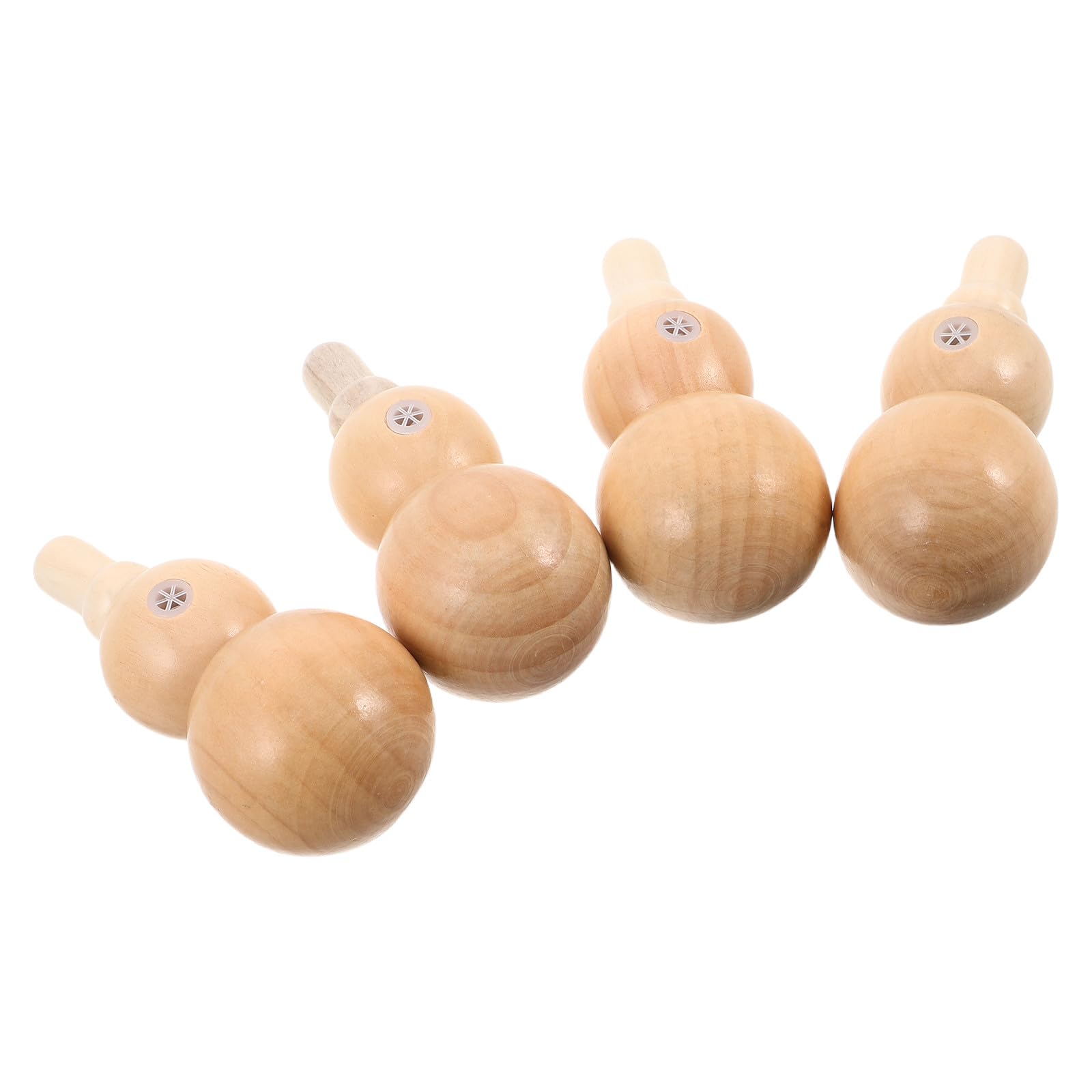 TOYANDONA 4pcs Instruments de Musique Kazoo en Bois Flûte Nasale à Membrane pour Garçons Filles et Adultes pour Partie et Activité en Plein Air