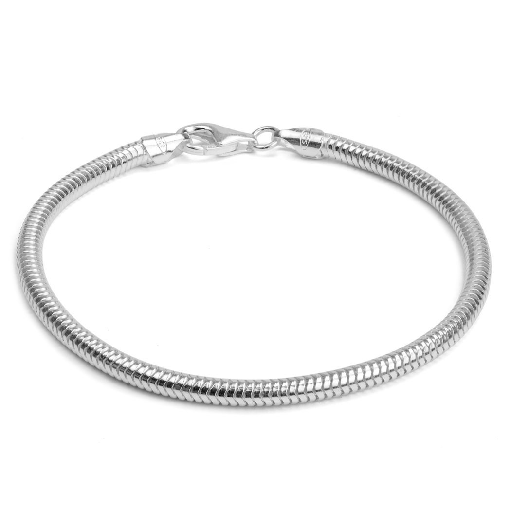Sterling Silver Italian Snake Chain 3mm