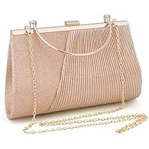 Women Evening Bags Glitter Sequins Clutch Purses for Women Shiny Envelope Handbag Formal Wedding Party Prom Purse Gold