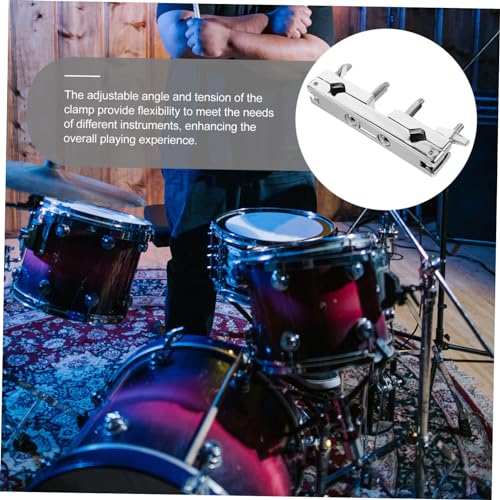 Clamp para platillo de batería SHOWERORO de aleación de zinc, soporte para kit de batería y percusión miniatura 7