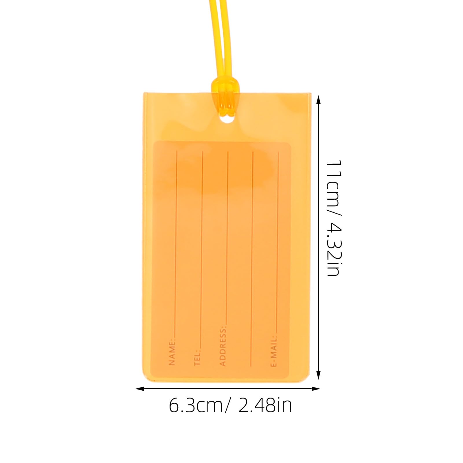 Healeved 30 Etichette per Valigie in Pvc e Carta, Identificatori Facili da Sostituire, per Crociere e Viaggi, Set Completo per Bagagli da 30 Pezzi