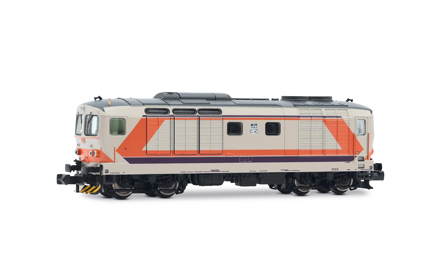 ARNOLD HN2574S FS, D.445 3. Serie, 4 niedrige Lampen, MDVC-Lackierung, epIV-V, mit DCC-Sounddecoder. Diesellokomotive