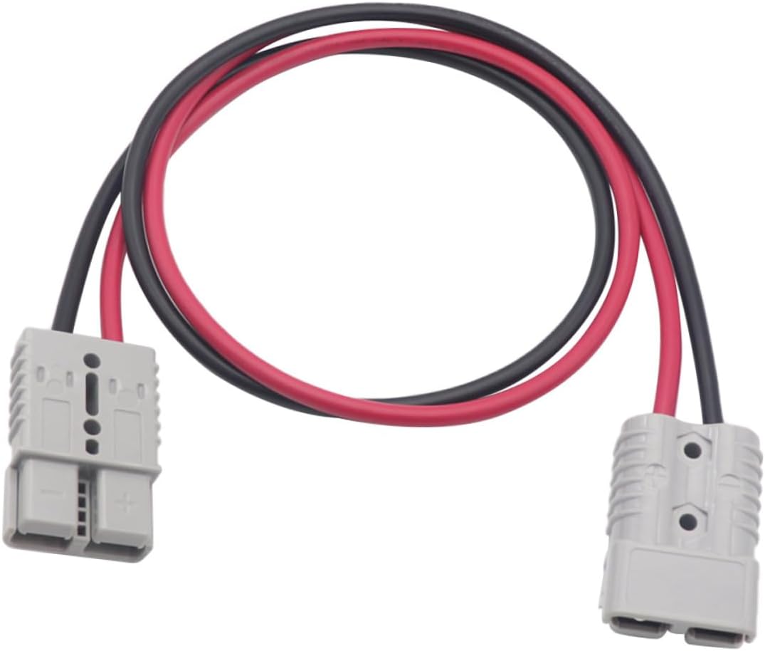 Garneck 175a Connector Car Adapter Cable Heavy Duty Power Cord for Battery Cables