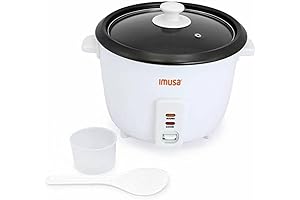 IMUSA USA Electric NonStick Rice Cooker 5-Cup (Uncooked) 10-Cup (Cooked)