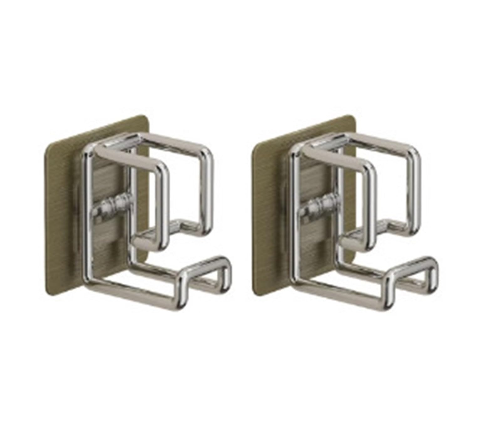 YCENJEPSAZ 1/2/4/6Pcs Stainless Steel Washbasin Hook Multifunction Punch-free Kitchen Bathroom Rack Basin Storage Rack Towel Hanging Holder(Lpgg-2pcs)