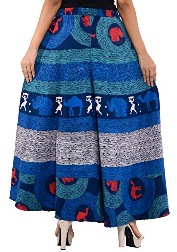 Image of Women's Cotton Long Palazzo Pant