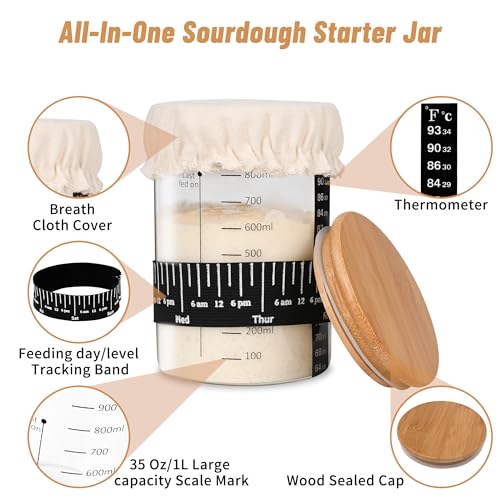 Large Pro Sourdough Starter Kit for Homemade Bread