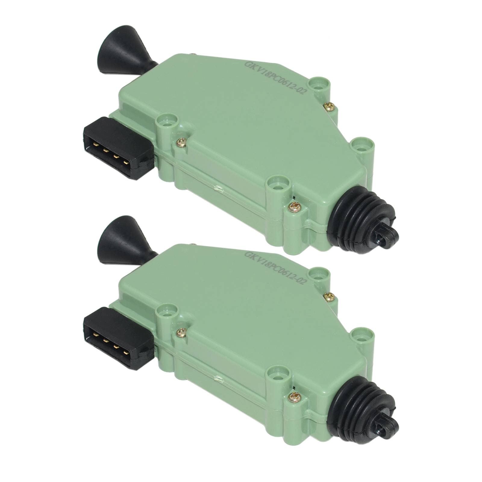 2× Stellmotor mit Zentralverriegelung ZV 4-Polig 7D0959781A Kompatibel mit T4 701959781 7D0959781A 701959783A 255959781 701959781A 255959783A Stellelement Zentralverriegelung
