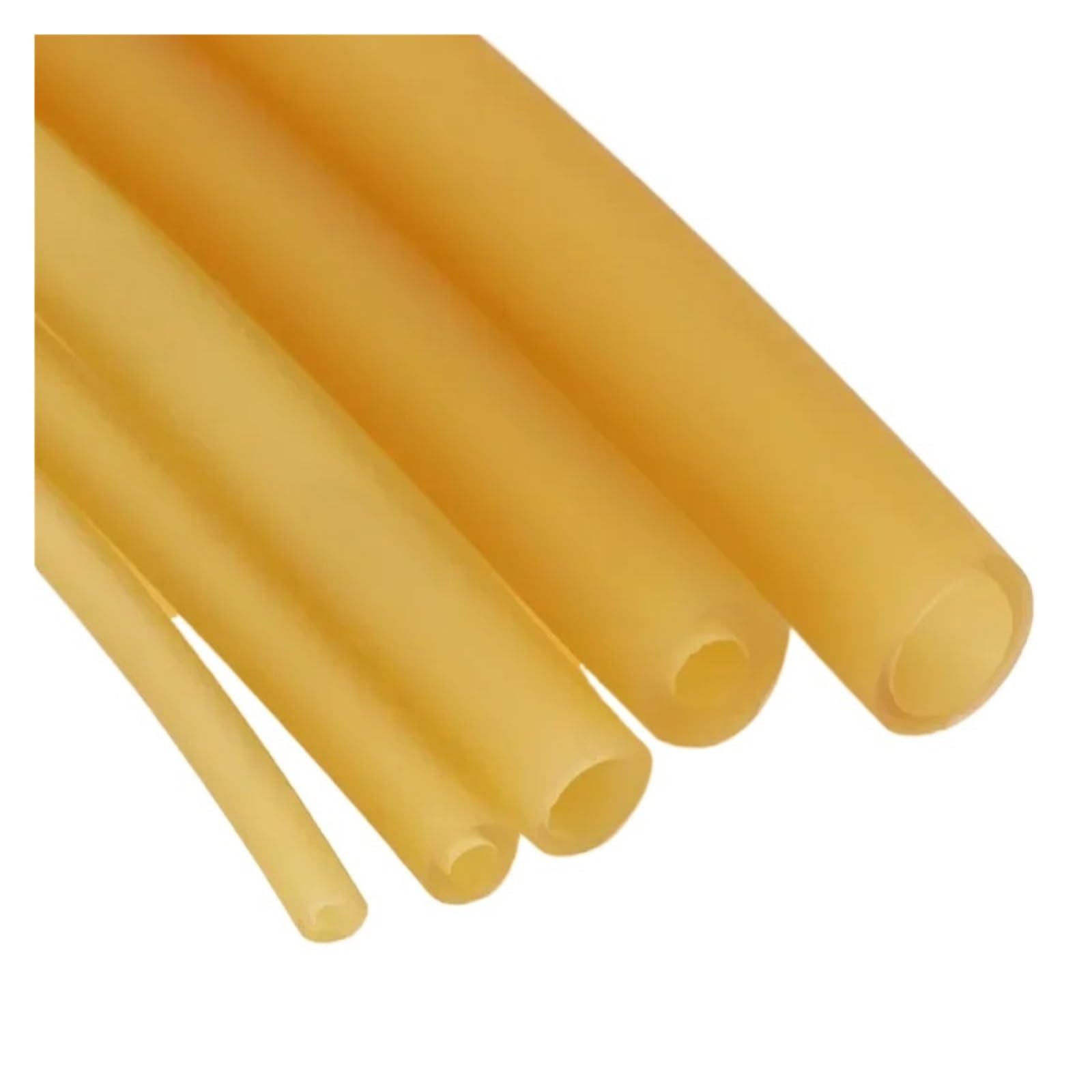 Csffa Yellow 1/10/30M Nature Latex Rubber Hoses Id 1.6~9Mm (1Meters,Id 1.8Mm X Od 4.2Mm)