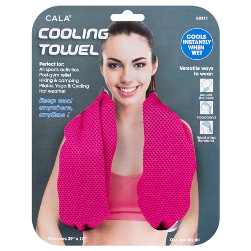 Cala Hot pink cooling towel, One Size