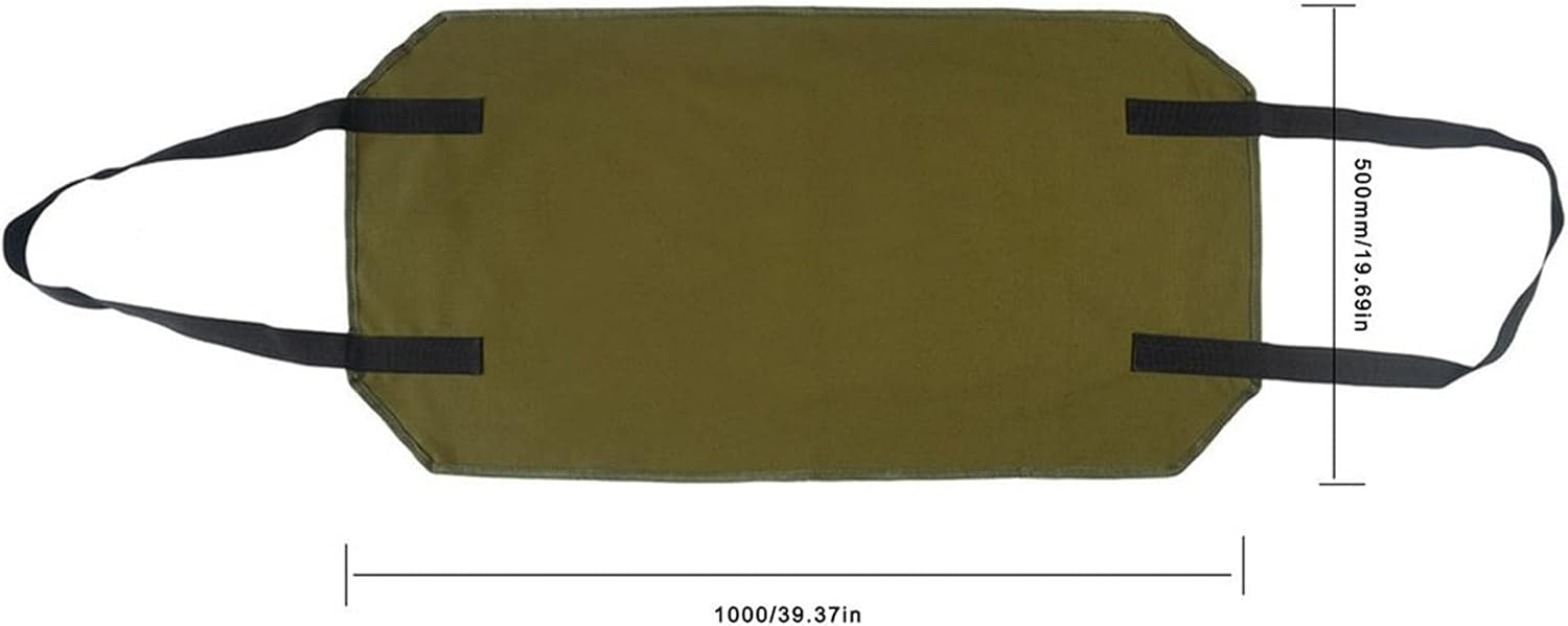 GRFIT Log Carrier for Firewood Storage Bag Outdoor Portable Firewood Tote Bag Mantel Large Storage Bag Carrying Storage Bag Camping Tools Firewood Holder