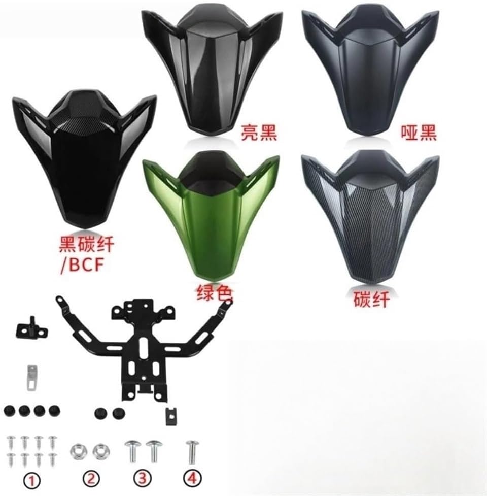 Rear Pillion Cowl Seat Back Cover Seat Cowl Fairing For Z900 Z 900 ZR900 2017-2021 2022 2023 2024 Accessories Rear Passenger Pillion Tail Cover ABS