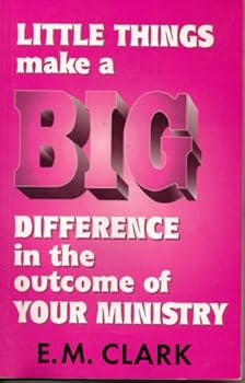 Paperback Little Things Make a Big Difference in the Outcome of Your Ministry Book
