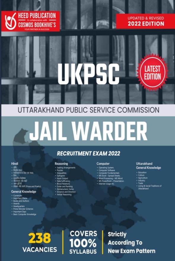 UTTARAKHAND PUBLIC SERVICE COMMISSION JAIL WARDER