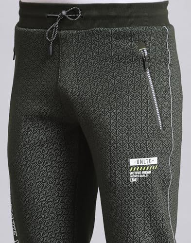 Image of Monte Carlo Men's Mid Rise Self Design Regular Fit Lower (223061528)