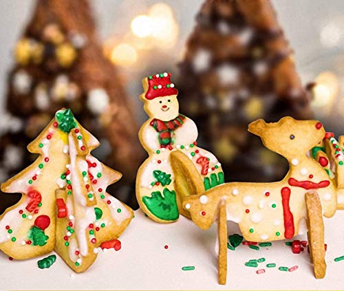 Stampi per biscotti,Formine biscotti natale,3D