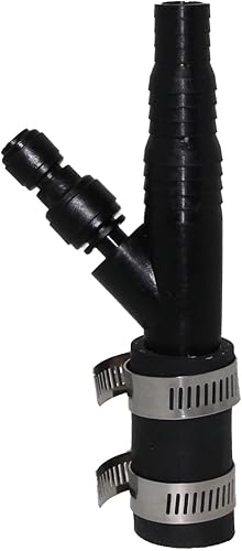 Neo-Pure Adaptador universal de línea de drenaje para eliminación de basura (DLA) con ajuste de conexión rápida de 38 pulgadas y ajuste de hasta 78