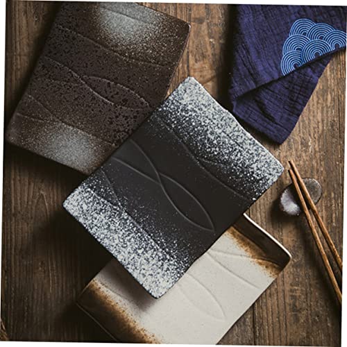 Alipis 2pcs Platos Rectangulares de Sushi Estilo Japonés miniatura 4