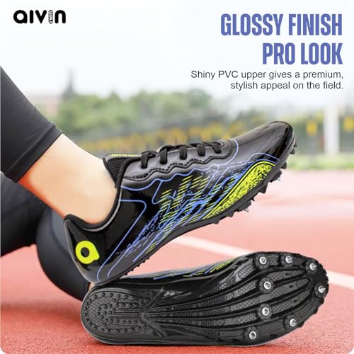 Image of Aivin Race Spike Running Shoes | Athletic Spikes Track & Field Shoes for Men | Sprint Spikes | Outdoor Running Shoes | Track and Field Shoes