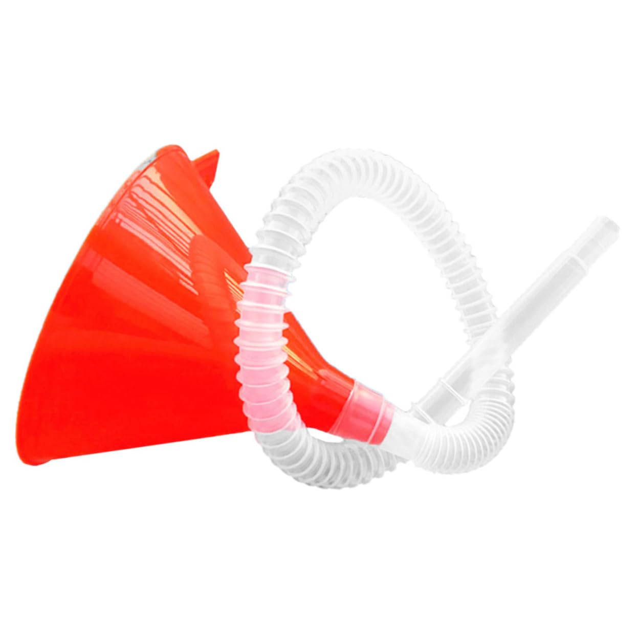 ULTECHNOVO 6piezas Embudo De Flexible Con Tubo Transparente Para Gasolina y Líquidos Para Automóviles y Uso Doméstico Diseño Práctico y Multi-ángulo Para Evitar Derrames