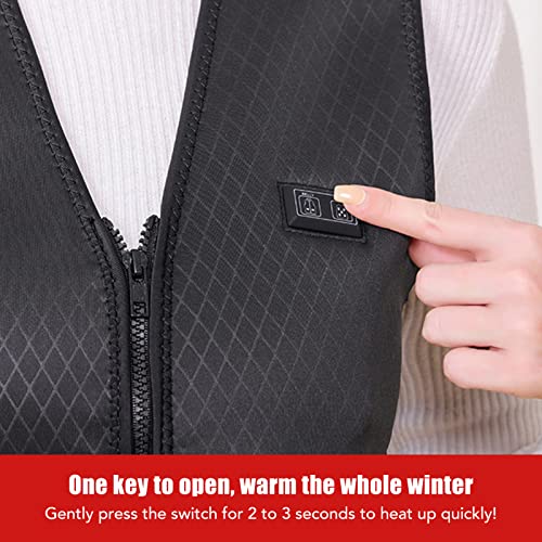 Colete de aquecimento elétrico, tecido macio de aquecimento rápido resistência a altas temperaturas