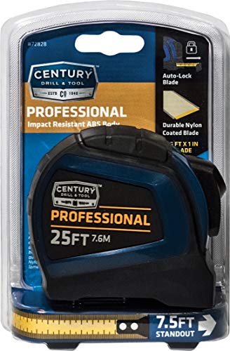 Cinta métrica profesional Century Drill & Tool 25 pies miniatura 2