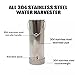 XHHBS Water Sampler, Thicken Stainless Steel Water Sampling Dipper System Rod Pendulum Beaker, for Environmental Monitoring, Water Quality Sample Collection(3L)