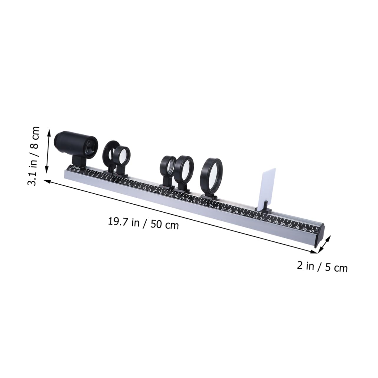 9pcs Optical Instrument Physics Teaching Experiment Equipment for Classroom Demonstrations Concave Convex Lens Imaging Tools for Education