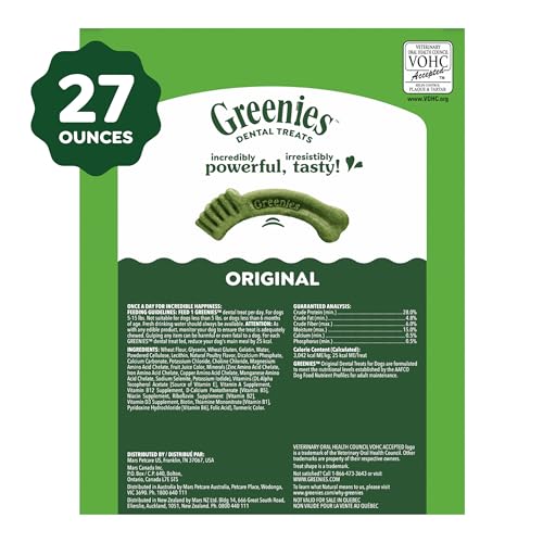 Greenies Teenie Original Natural Dental Dog Treats, Chicken, 96 Count | Veterinarian-recommended, supports oral health & freshens breath, clean to gumline, for dogs 5-15 lbs, chicken flavor - image 9