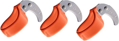 Miniatura 4 de The Original Handy - Cuchillo de seguridad  Paquete de 3  Cuchillo de anillo utilitario para dedo con hoja afilada y curvada  Tamaño del anillo 11