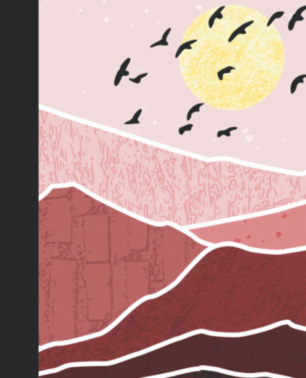 Composition Notebook: Sun and Moon Art - Boys, Girls, Kids, Teens and Adults - Wide Ruled - 125 Pages