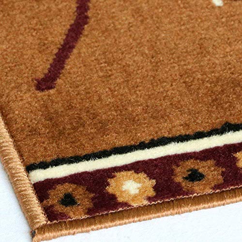 Image of Shanno Carpet Modern Bcf Carpet for Home Living Room Size(1.5x5 Feet) Color Beige