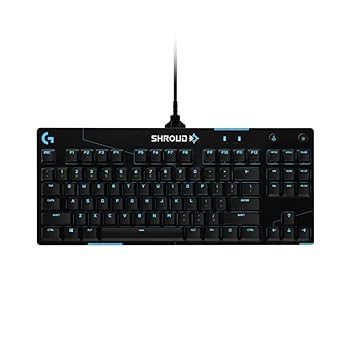 Logitech G PRO TKL Shroud Edition Mechanical Gaming Keyboard Black