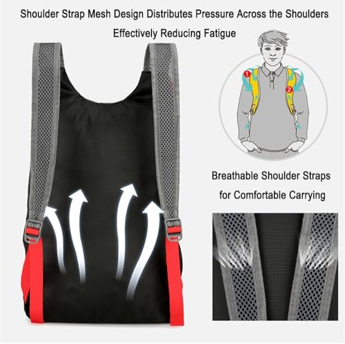 Mochila impermeable para ciclismo y senderismo plegable ligera miniatura 4