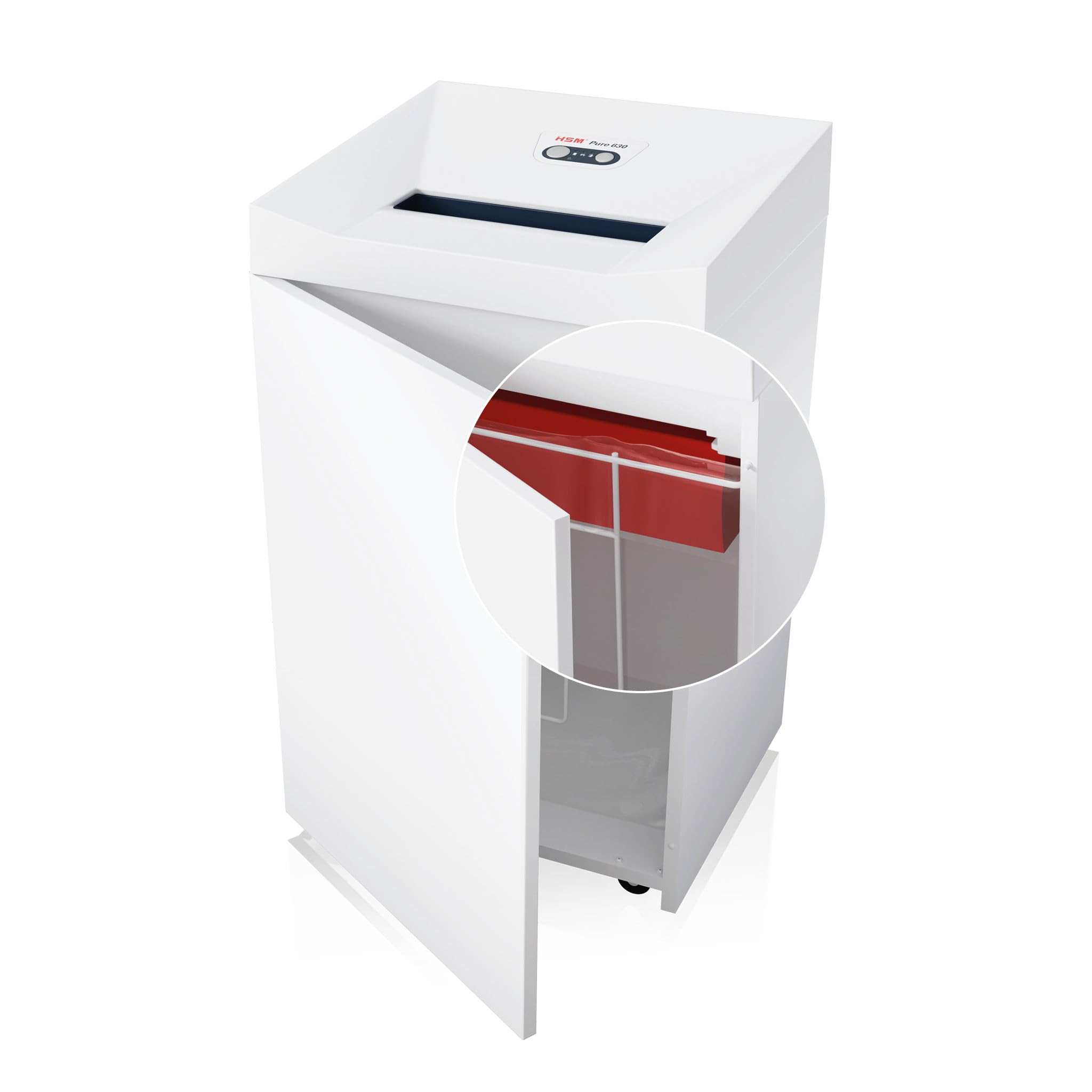 HSM Pure 630 Aktenvernichter I Partikelschnitt 4,5x30 mm I 22 Blatt