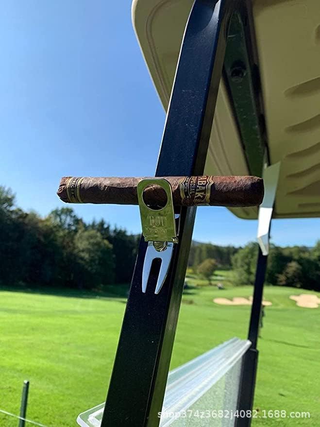 Soporte magnético para puros de golf, herramienta de marcador de Divot para carrito de golf, clip de soporte de cigarros, accesorios de golf