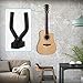 2 Packs Guitar Wall Mount Hanger Display Bracket Wall Hook Bracket Holder Stand with Screws and Guitar picks Fits All Size Guitars,Ukulele,Violin, Bass, Mandolin，Banjo