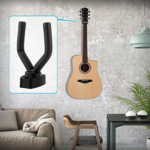 Lot de 2 supports muraux pour guitare avec vis et médiators – Compatibles avec toutes les tailles de guitares, ukulélé… - Les Beatles, Paul McCartney, John Lennon, RIngo Starr, George Harrison Lot de 2 supports muraux pour guitare avec vis et médiators - Compatibles avec toutes les tailles de guitares, ukulélé… – Image 3
