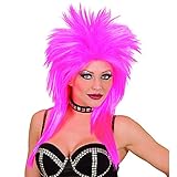 Peluca Rockstar rosa adulto Cualquier día